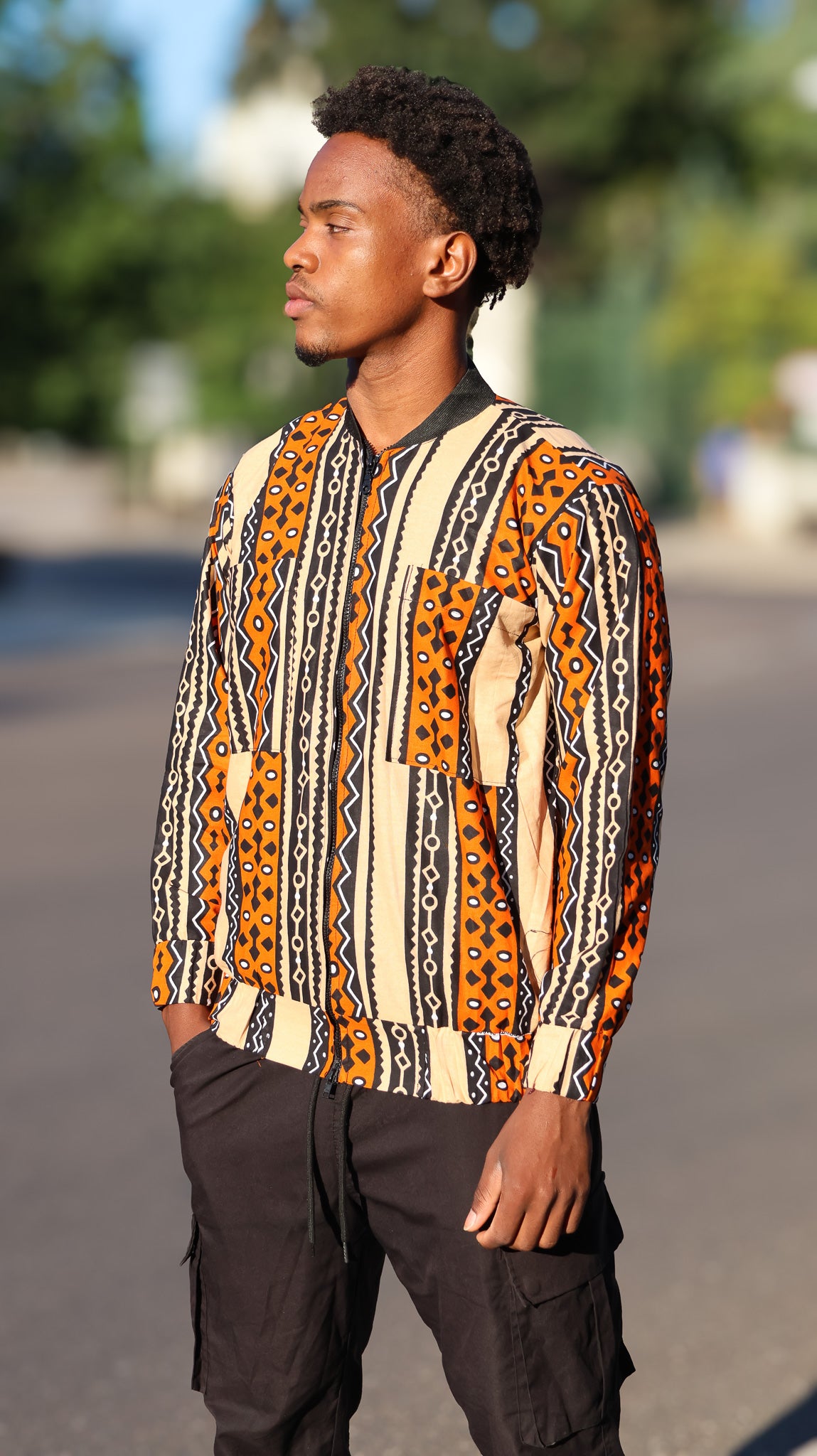 Bombers orange a motif