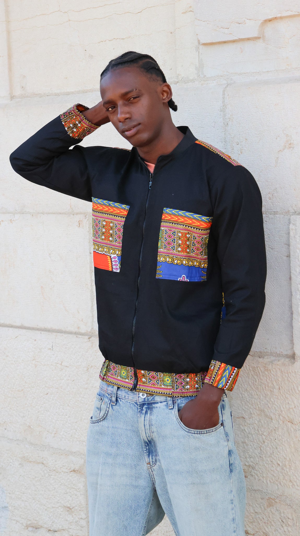 bombers a motif avec détail