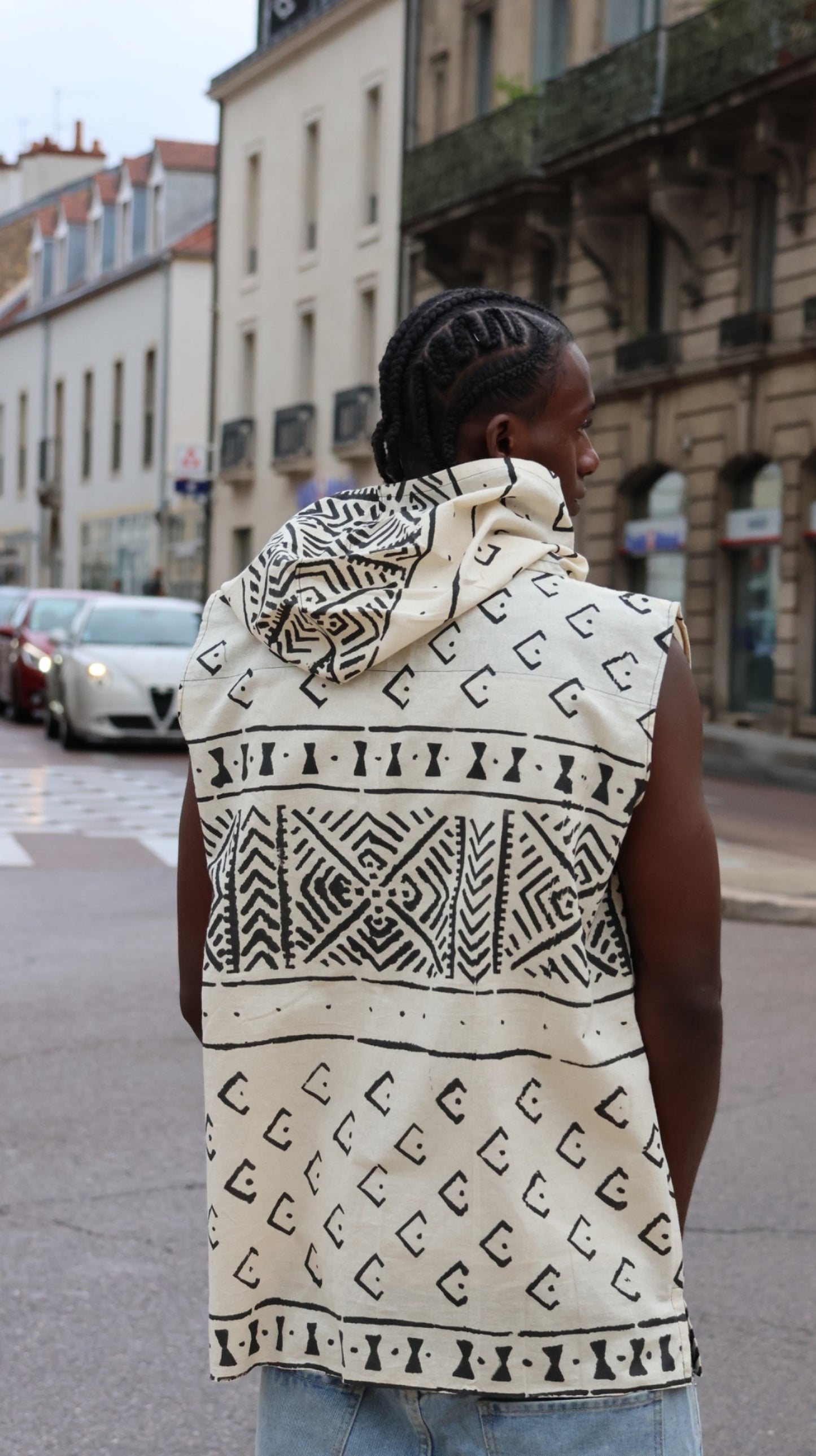 Débardeur a capuche homme