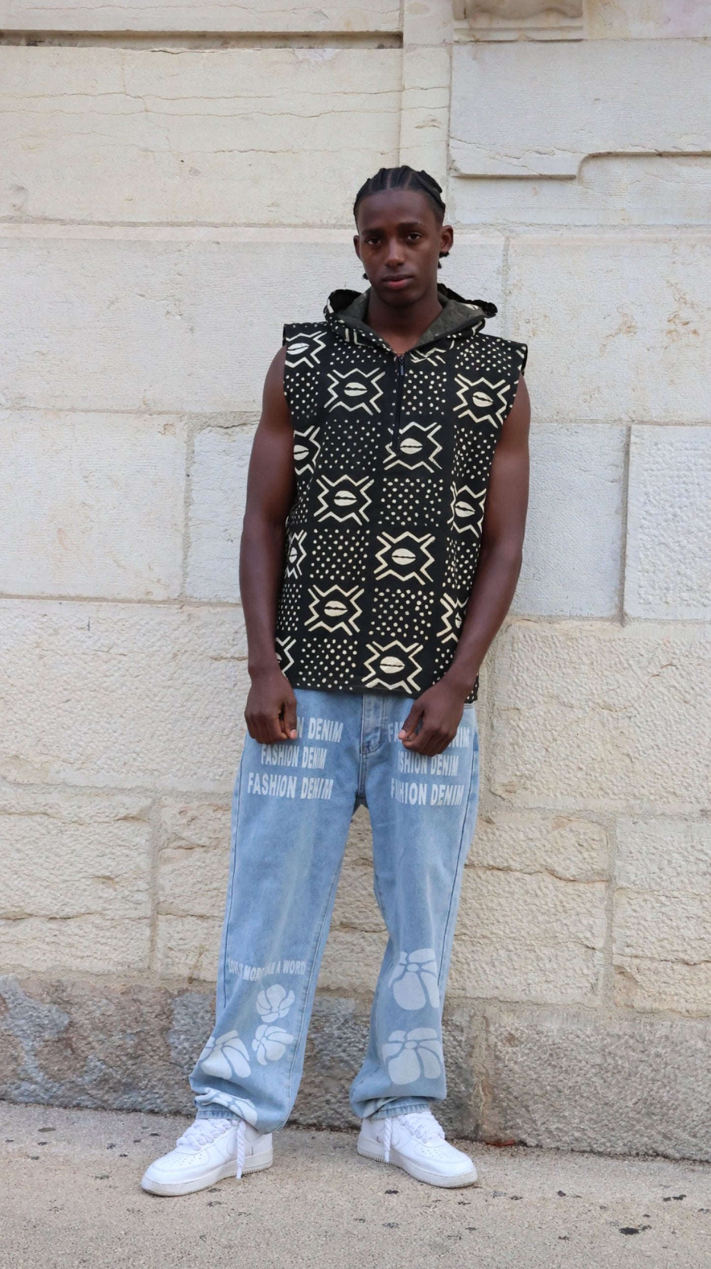 Débardeur a capuche homme