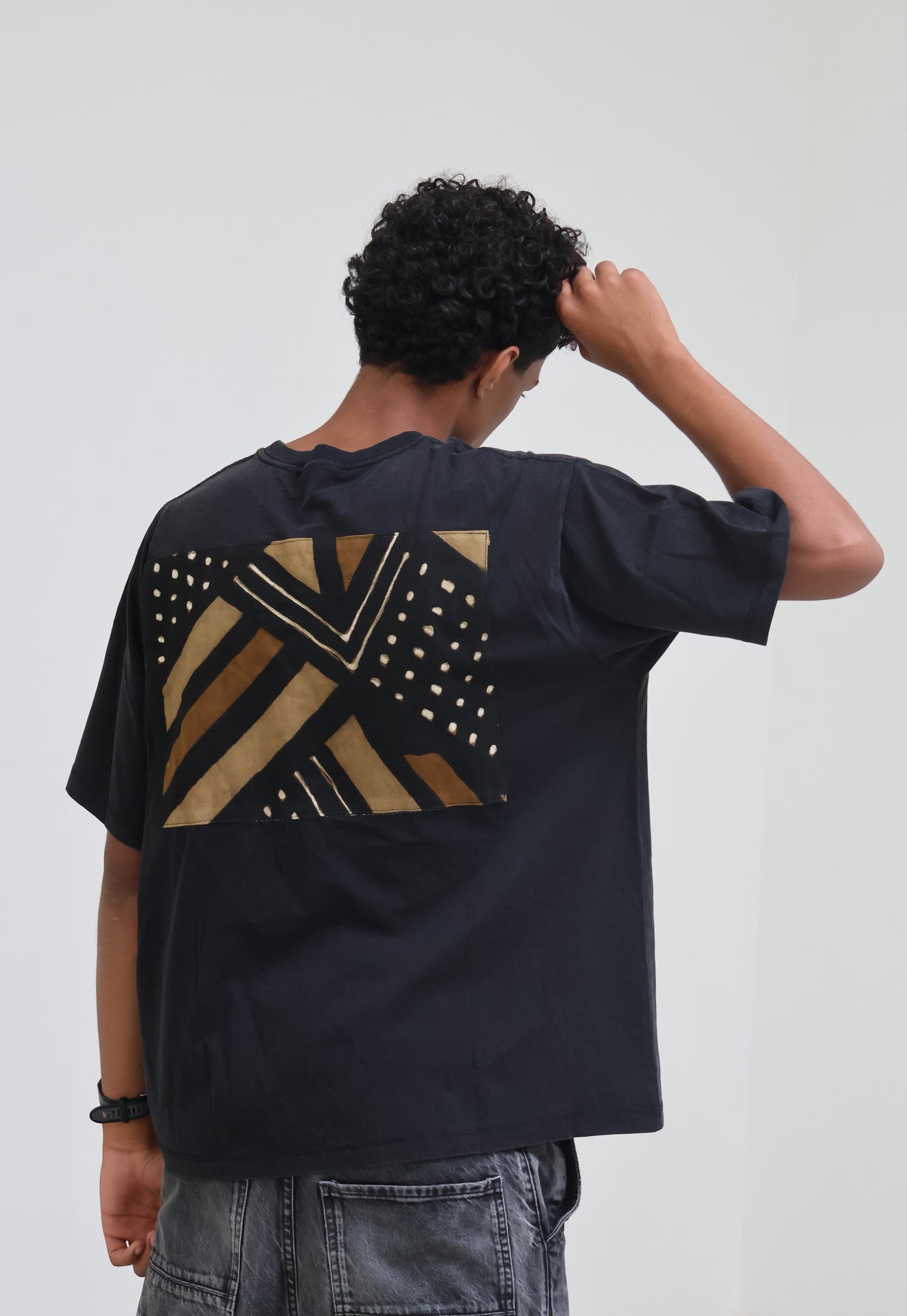 T-shirt bogolan royal