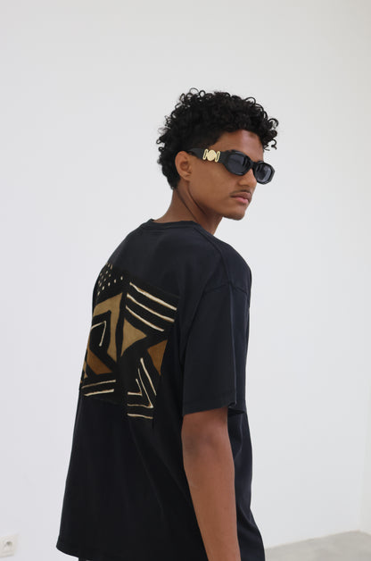 T-shirt bogolan royal