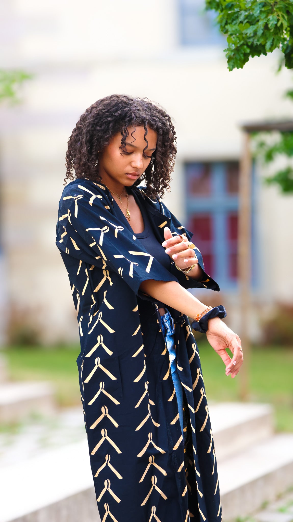 Manteau motif