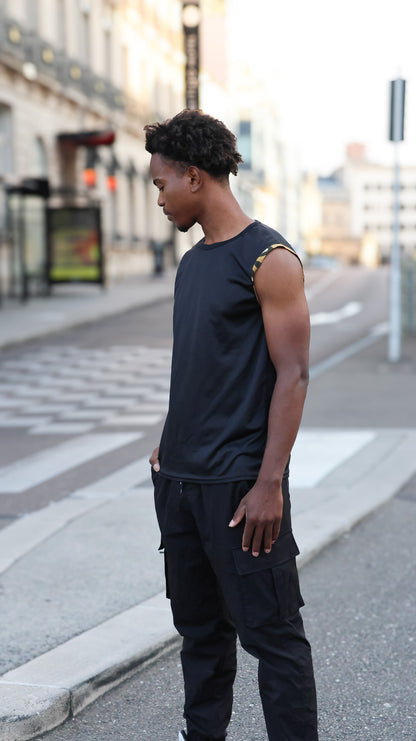 Débardeur de sport noir