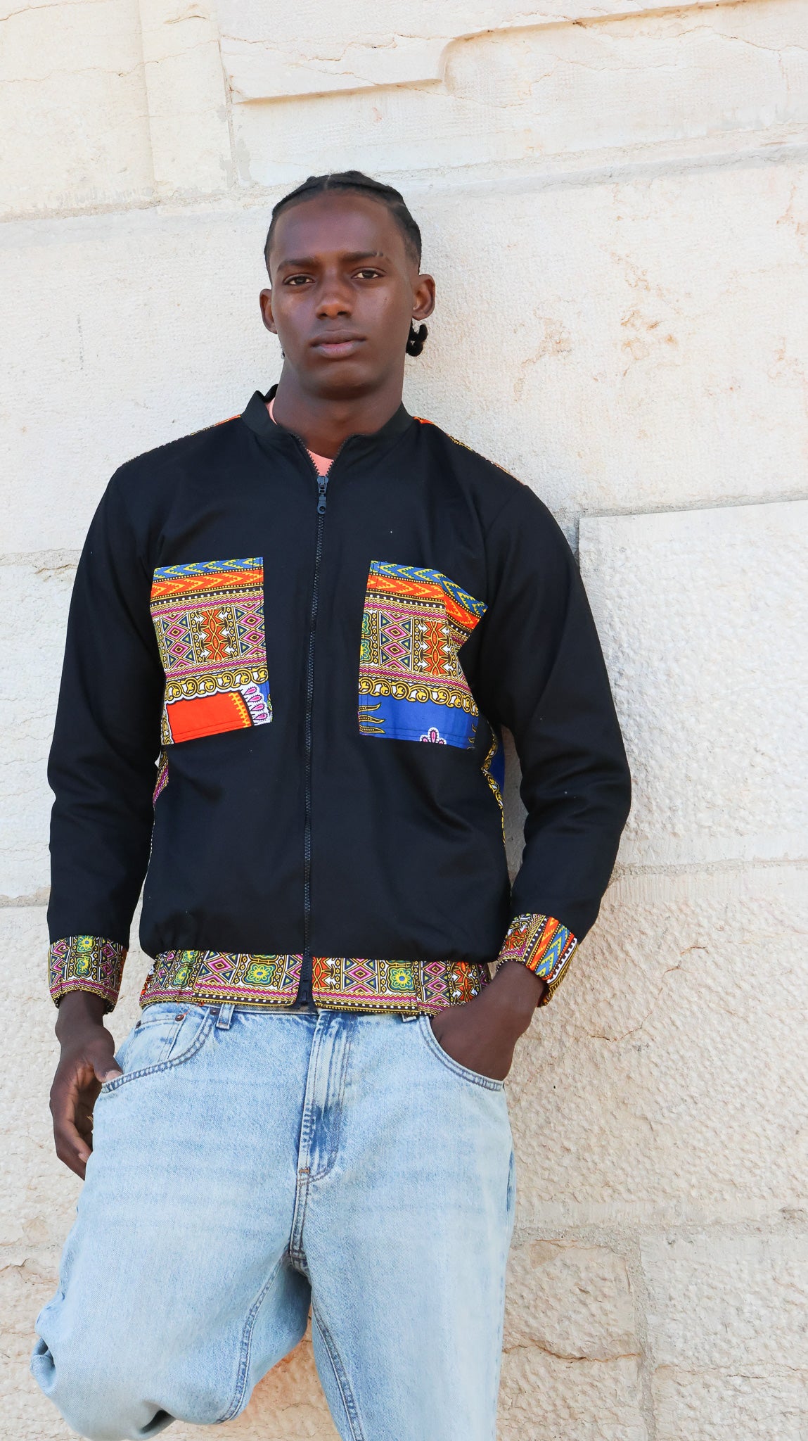 bombers a motif avec détail