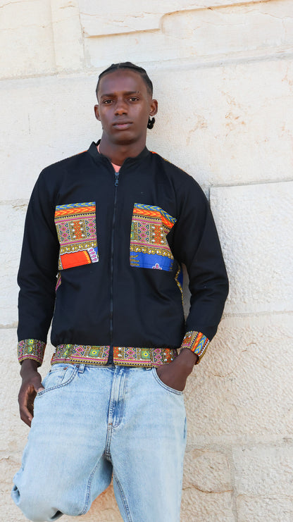 bombers a motif avec détail
