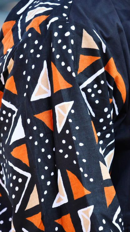 Bombers noir a motif