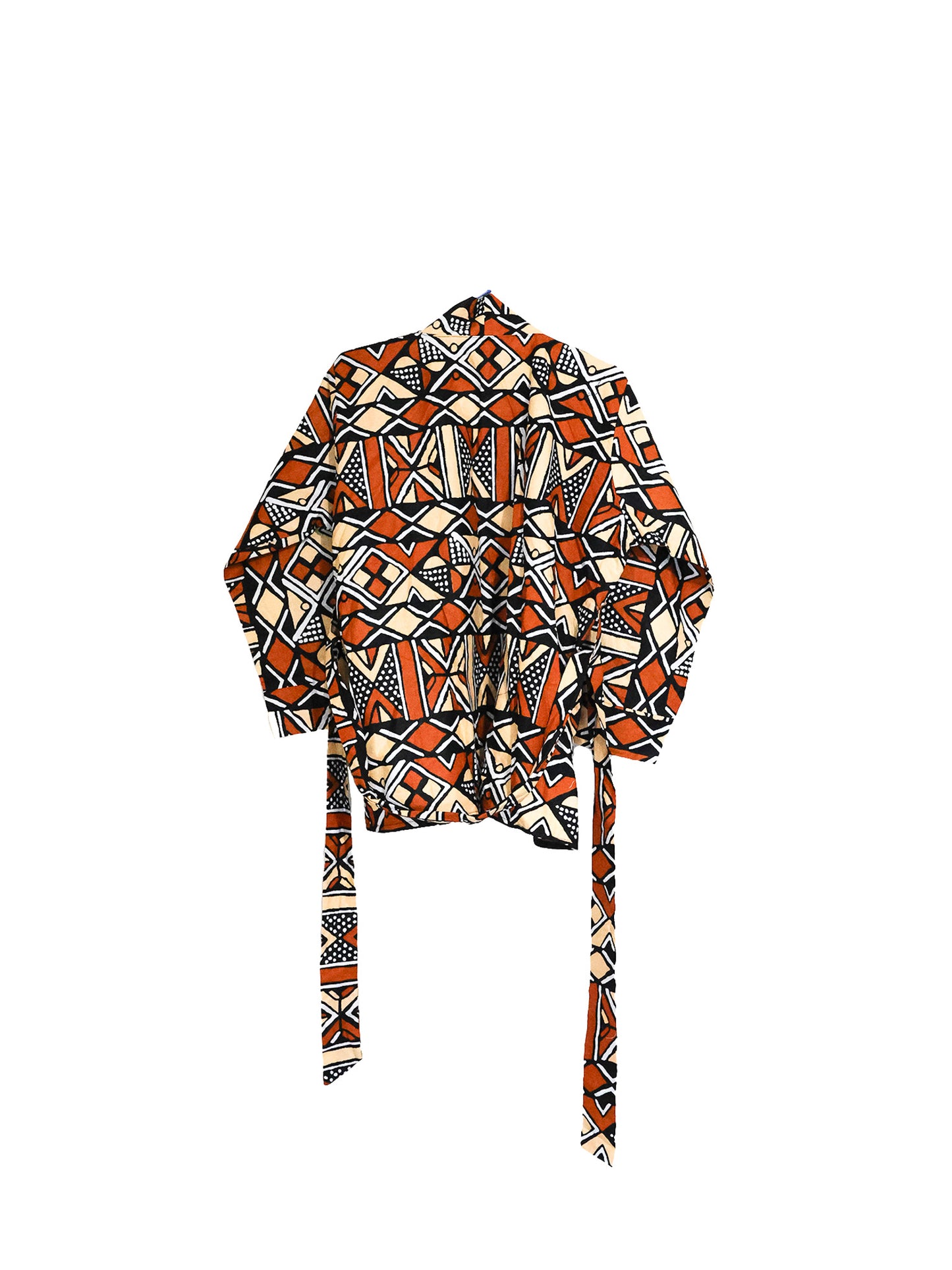 Veste orange à motif
