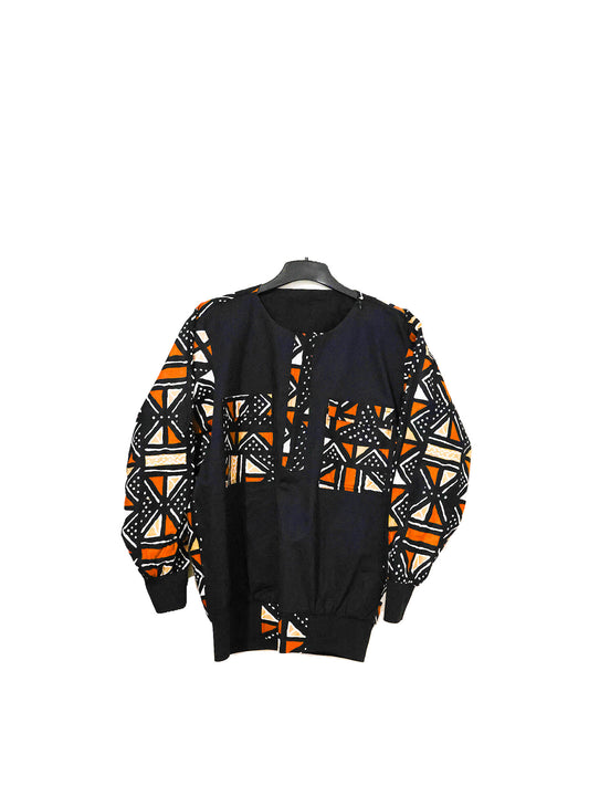 Bombers noir a motif