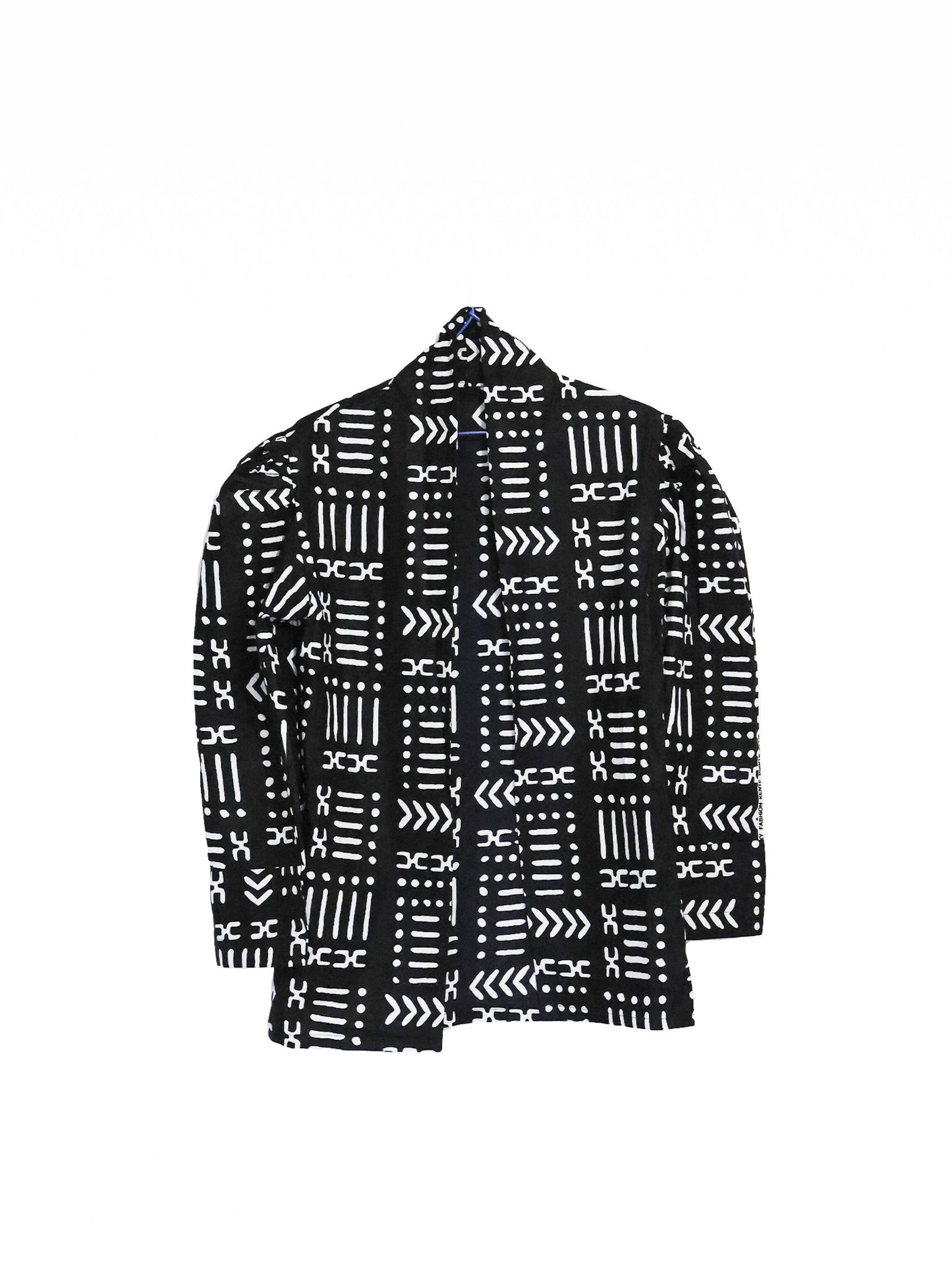 Veste manche longue a motif