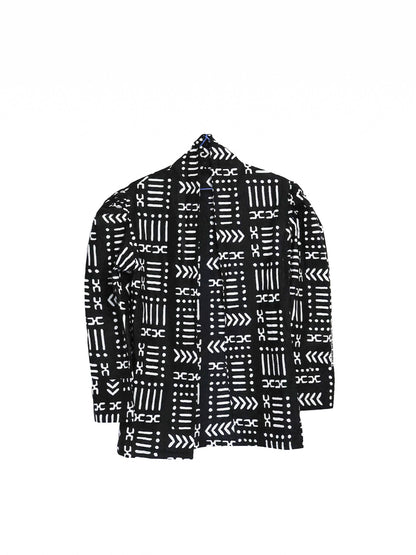 Veste manche longue a motif