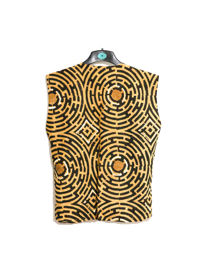 Débardeur a motif noir