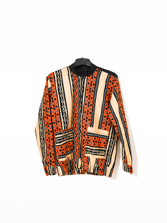 Bombers à multiple couleur à l'avant et dos noir