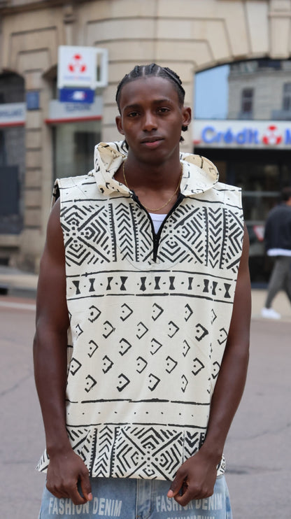 Débardeur a capuche homme