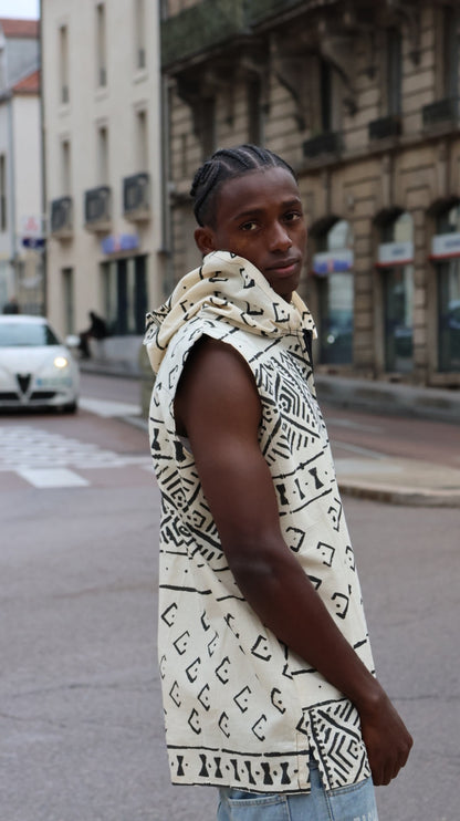 Débardeur a capuche homme