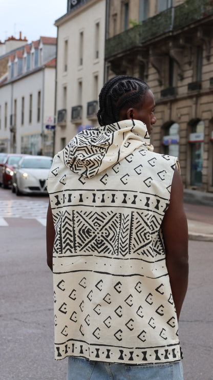 Débardeur a capuche homme