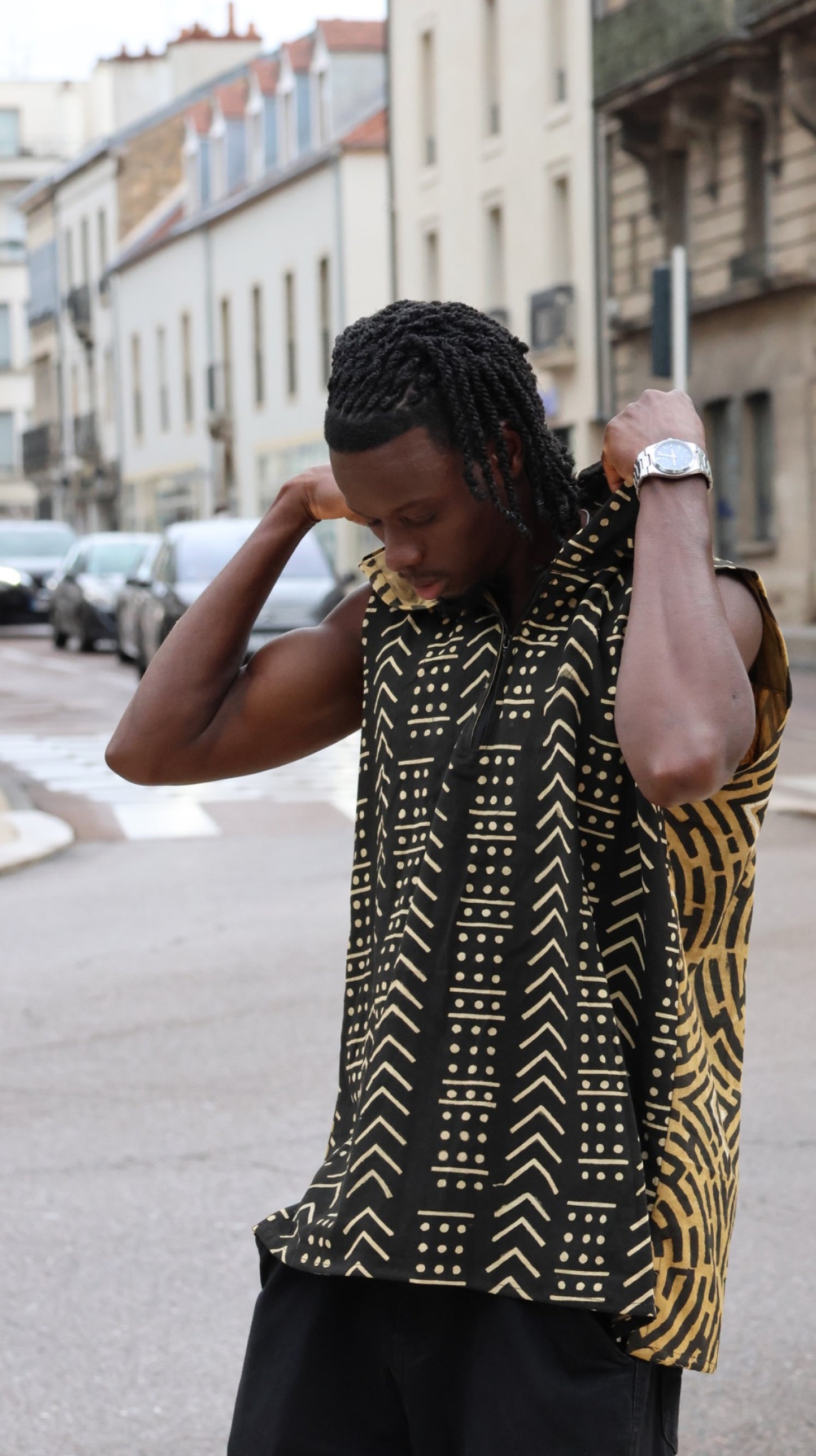 Débardeur à capuche homme