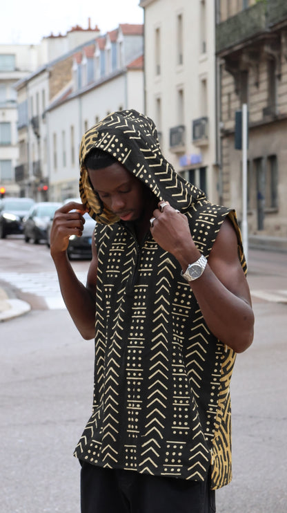 Débardeur à capuche homme