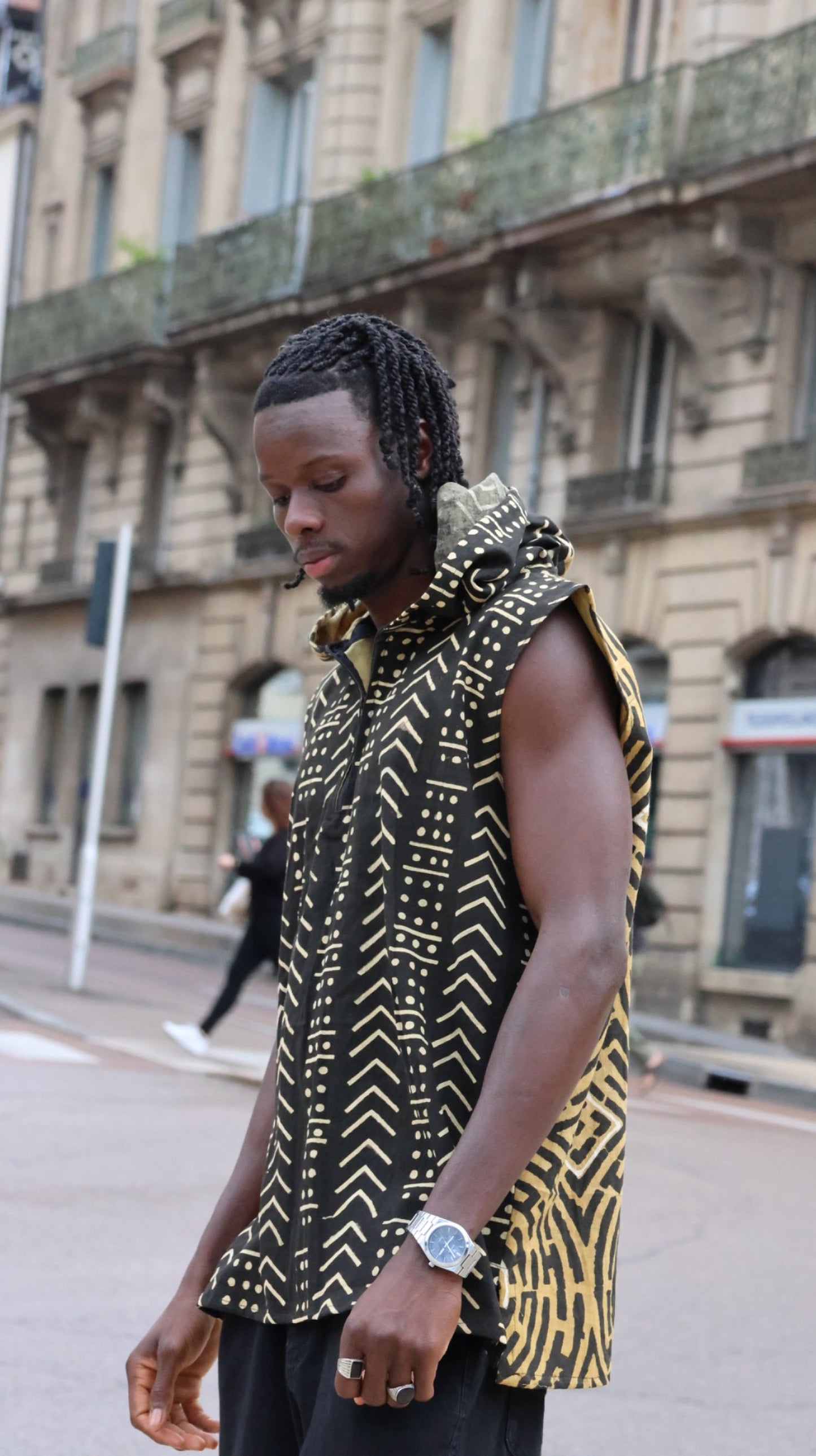 Débardeur à capuche homme