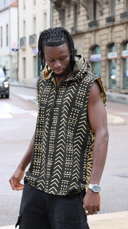 Débardeur à capuche homme