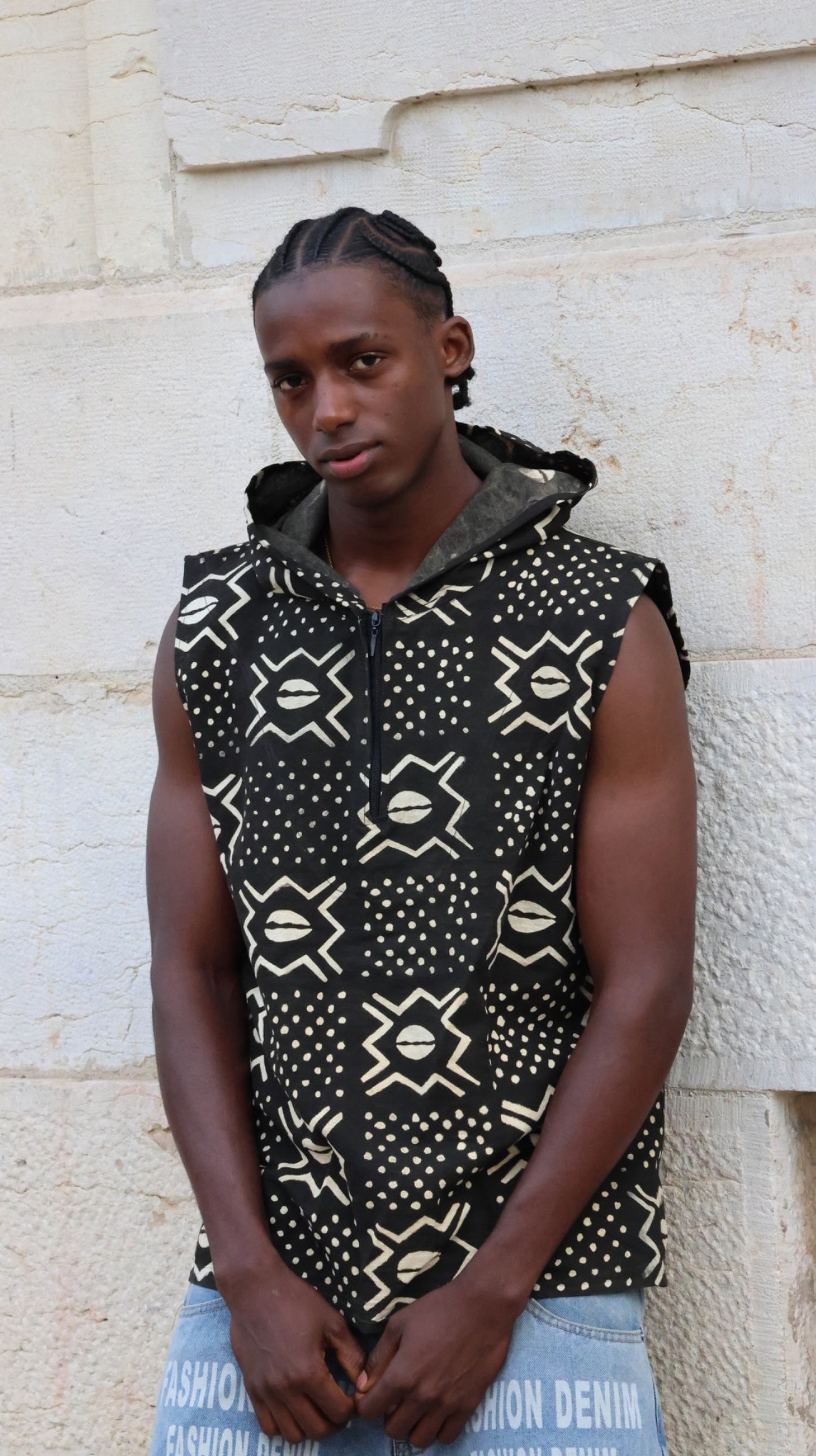 Débardeur a capuche homme