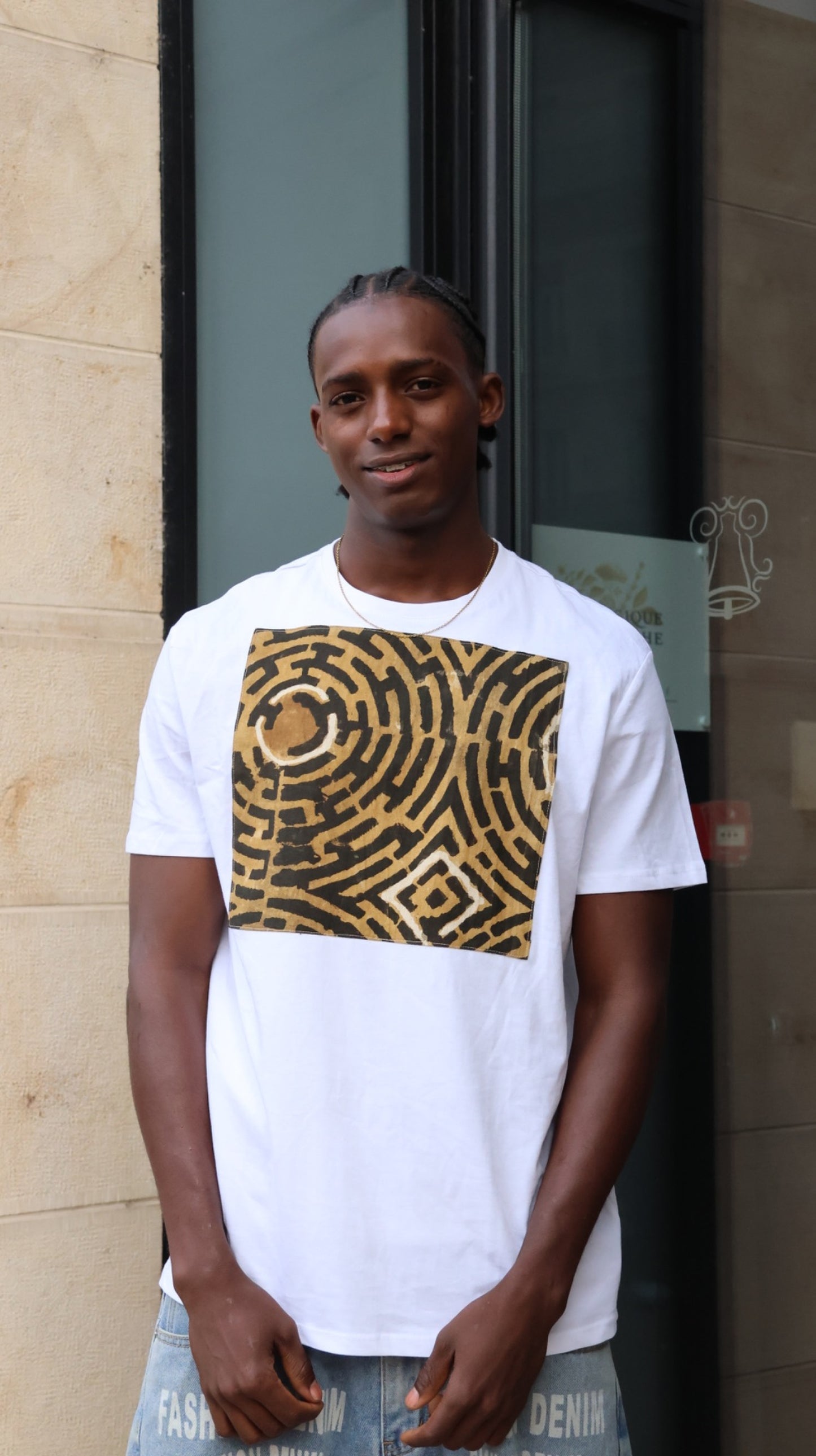 T-shirt blanc avec dessin