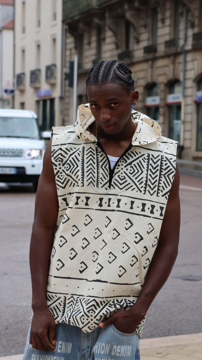 Débardeur a capuche homme